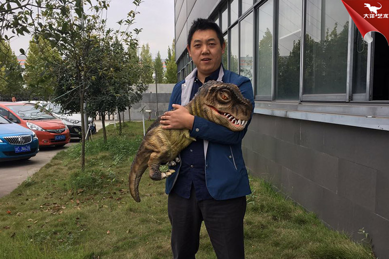 恐龍手偶，抱在手里的恐龍
