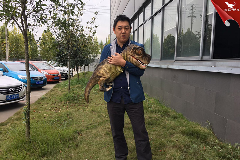 恐龍手偶，抱在手里的恐龍